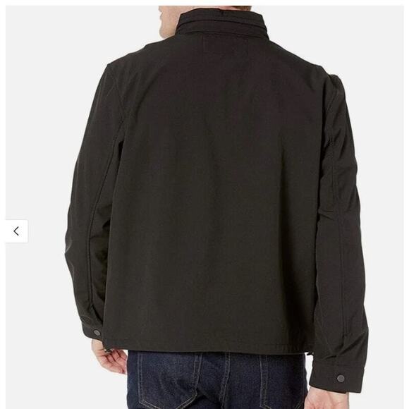 Marc New York Andrew Marc Finn Bonded Mens Jacket Size Small All Weather Black - Picture 4 of 16